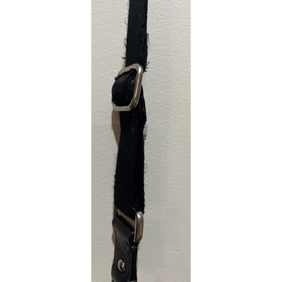 Vintage COACH Black Penelope Turnlock Swingpack Pebble Leather Crossbody - Picture 13 of 14